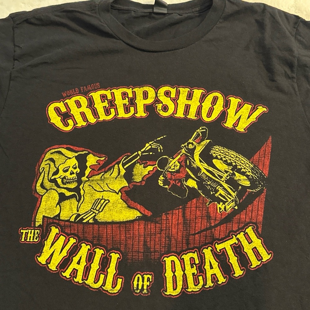 Creepshow Men's T-Shirt The Wall‎ Of Death sz L - Picture 2 of 5